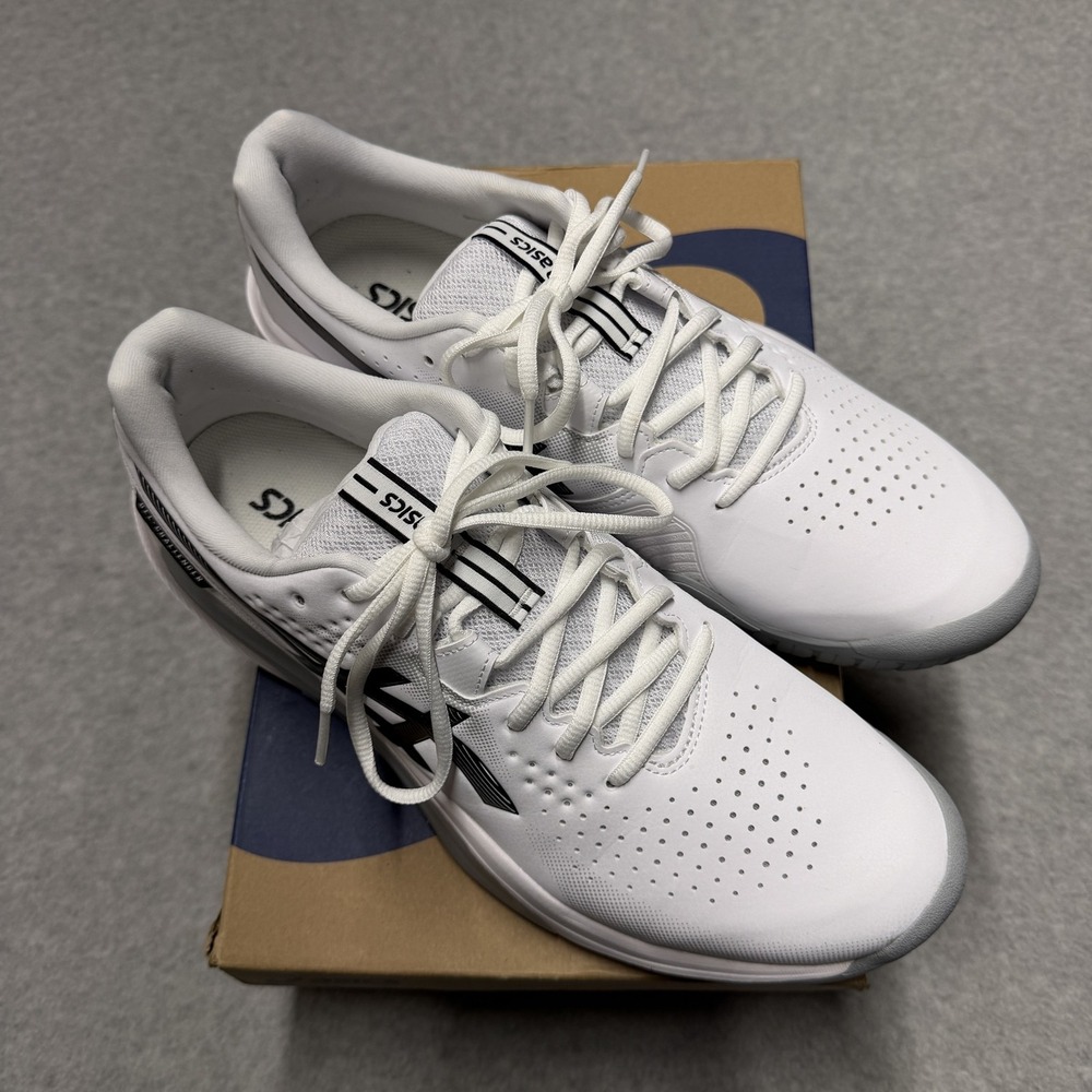 ASICS Gel-Challenger Shoes Mens 12 White Court Tennis Outdoor 1041A510-101